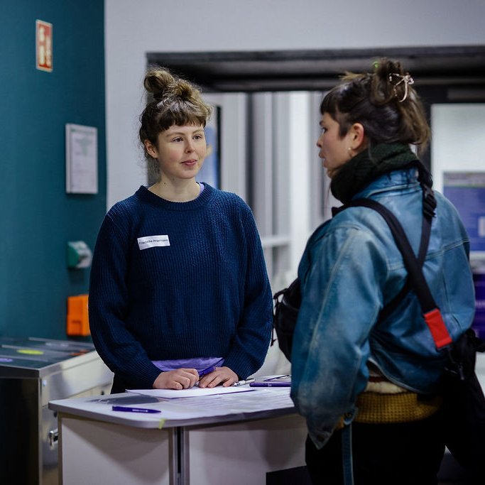 Empfangstisch der Veranstaltung