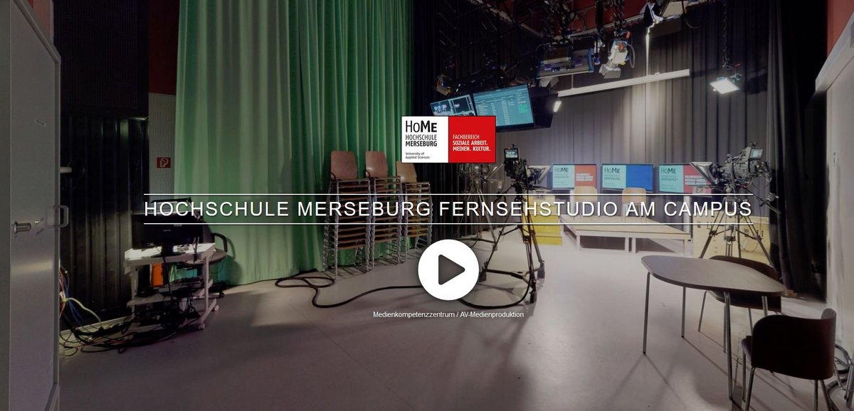 360º Rundgang Fersehstudio am Campus