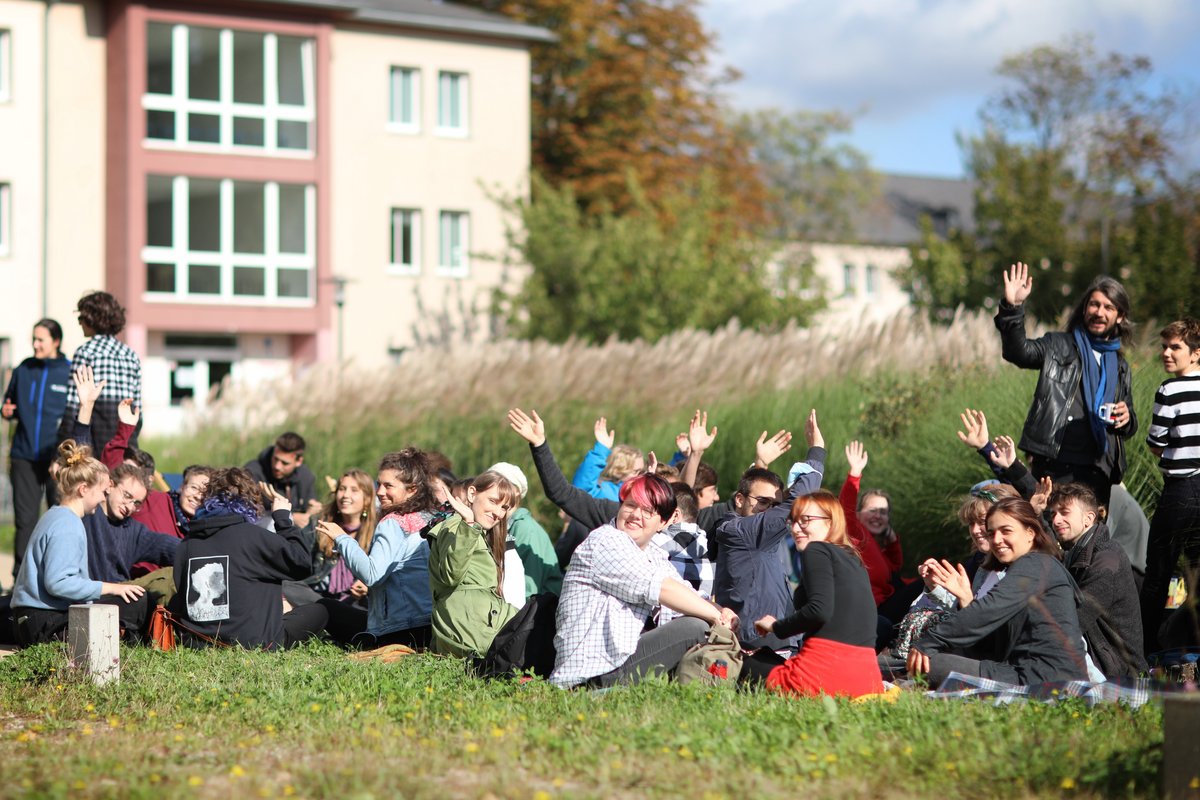 Studis im Lesegarten