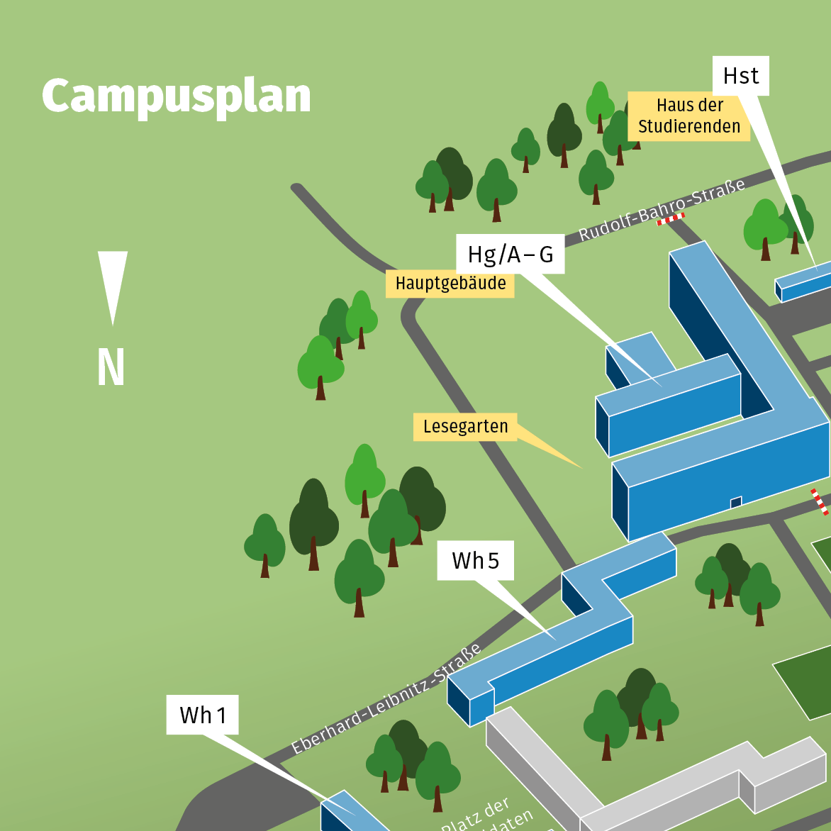 Campusplan Merseburg Campusplan Merseburg