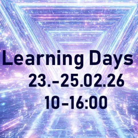 XR Learning Days 2026 schwarze Schrift auf Cyber Hintergrund